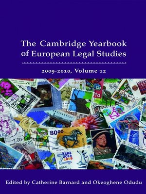 cover image of Cambridge Yearbook of European Legal Studies, Volume 12